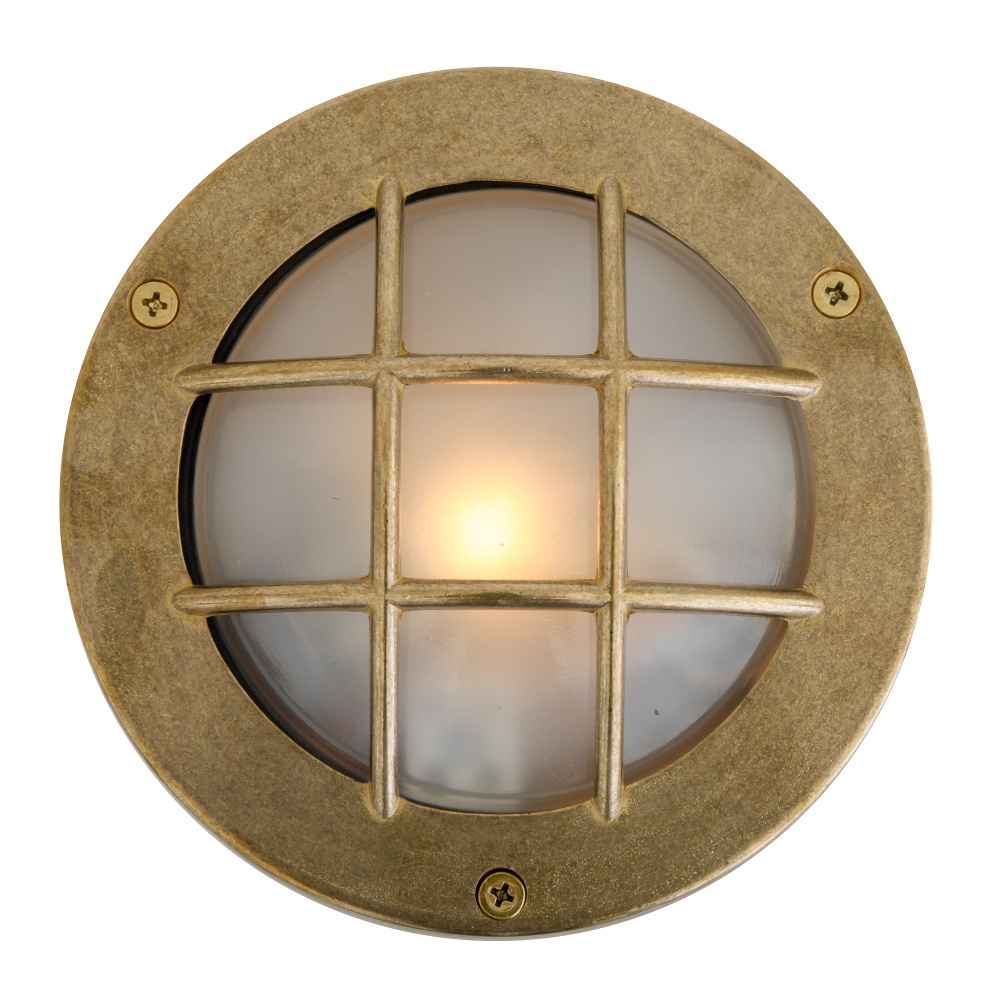 Muara 5.5íí Semi-Flush Wall Light | Polished Brass
